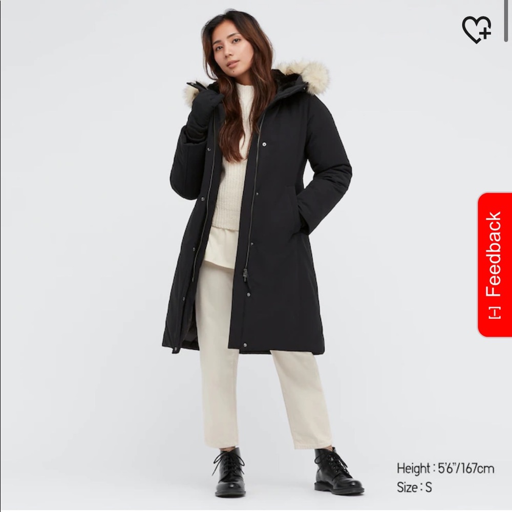 ULTRA WARM HYBRID DOWN LONG COAT - Uniqlo